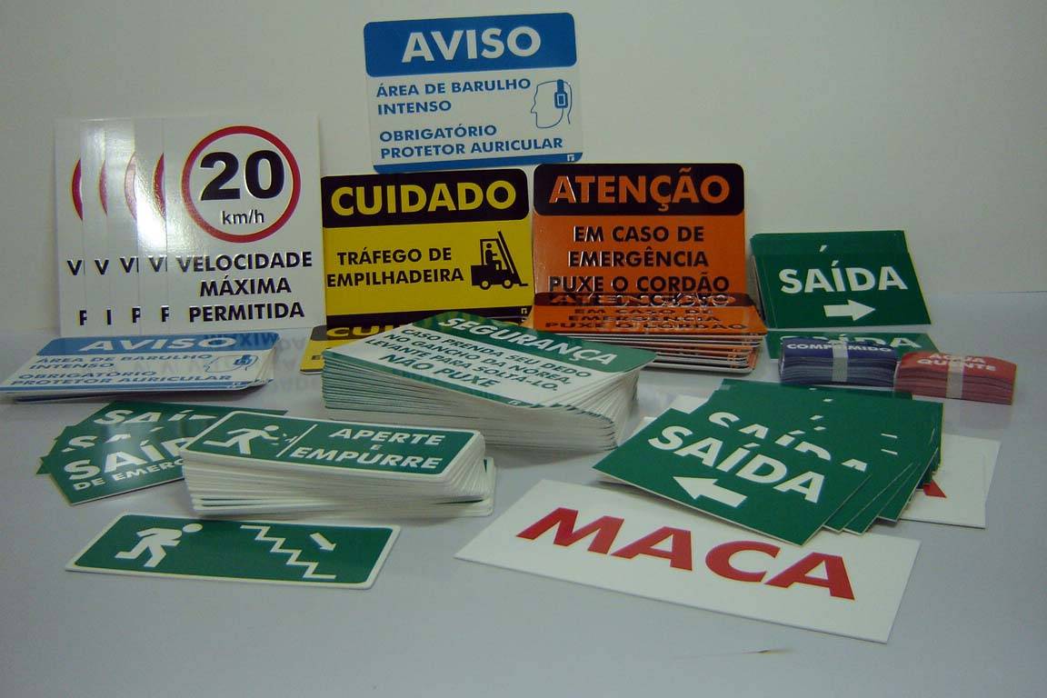 Placa de sinalização em Salvador Placa de PVC Gráfica em Salvador